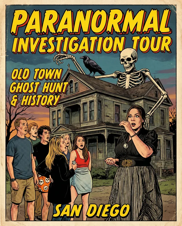 Intro Paranormal Investigation comic cover illustration
